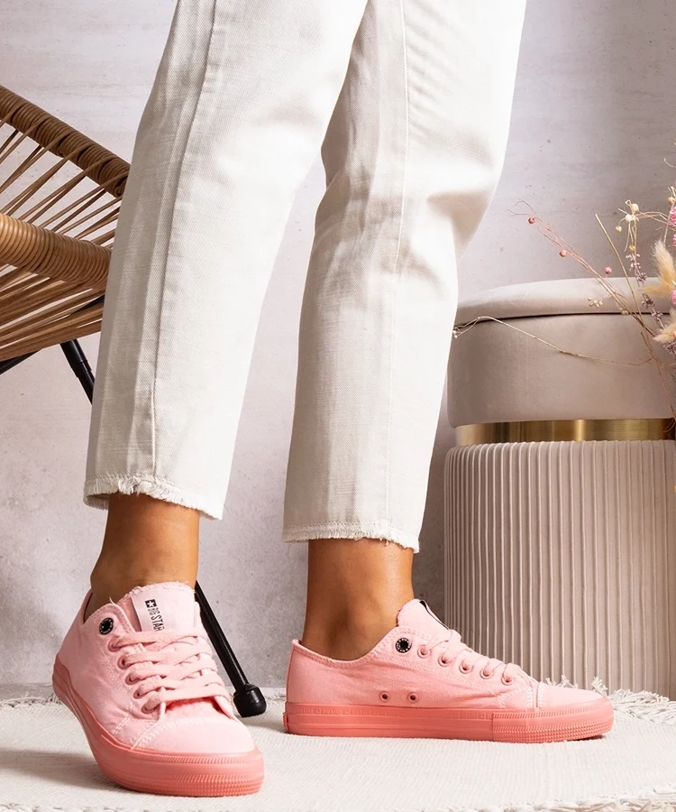 Big Star trampki klasyczne różowe Carolyn