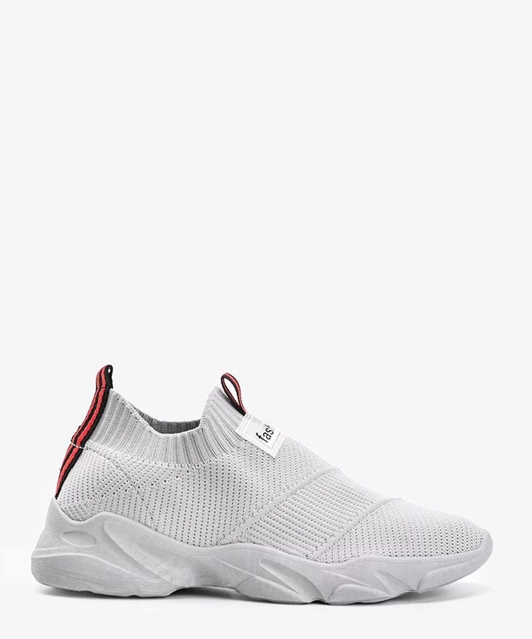 Szare sneakersy sportowe Justice