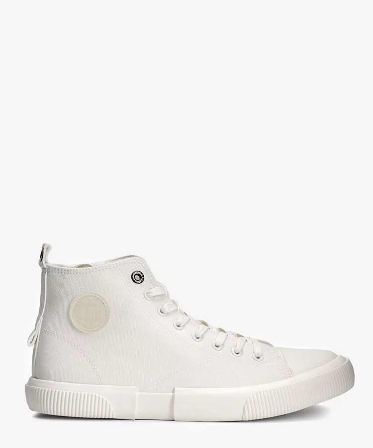 Big Star białe trampki męskie Metalic