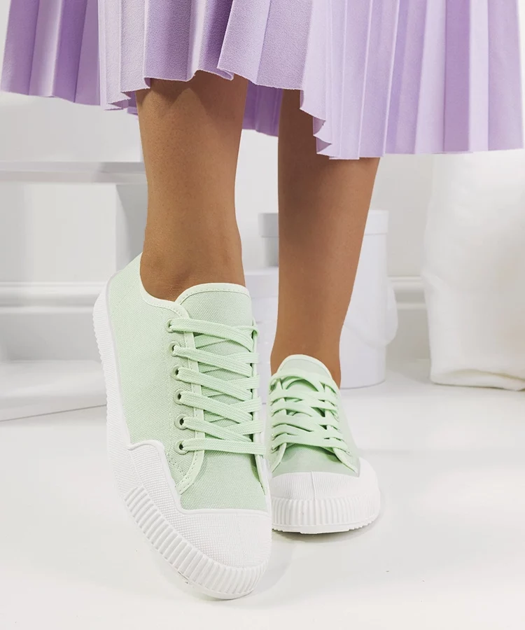 Zielone trampki damskie Rivas