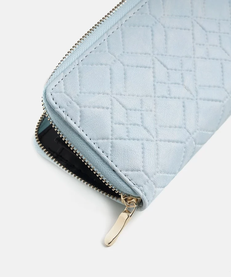 Niebieski duży portfel Hardi