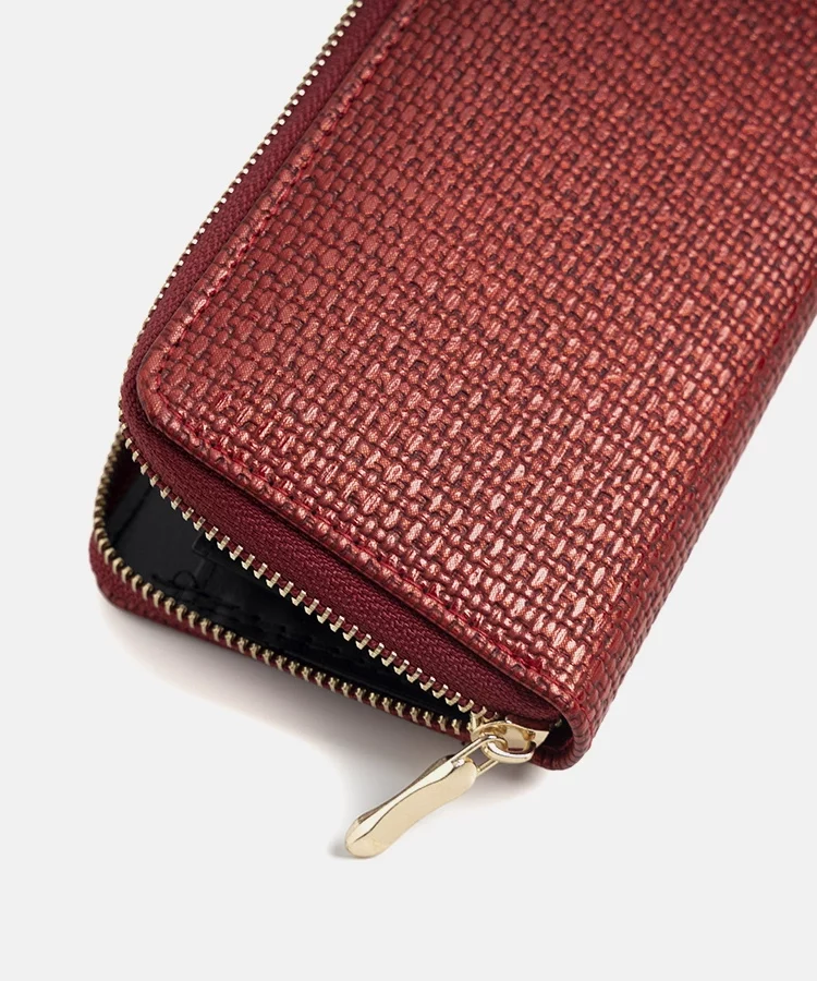 Czerwony portfel damski Hinds