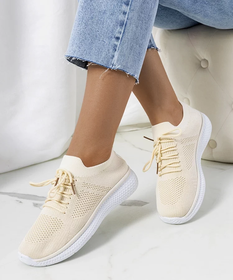 Beżowe sneakersy sportowe Michaela