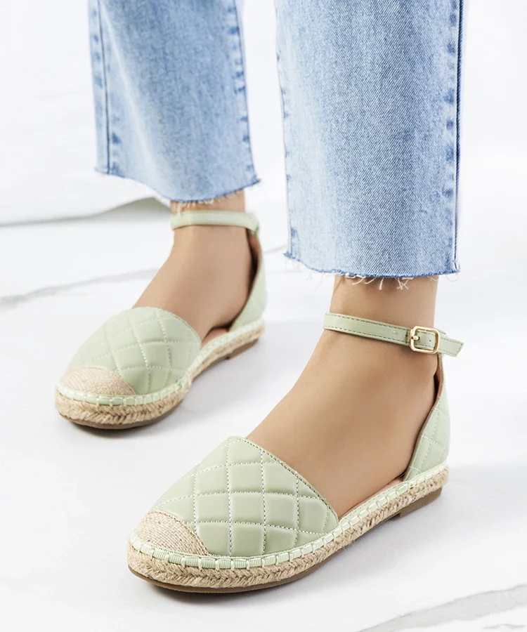 Zielone espadryle Faiza