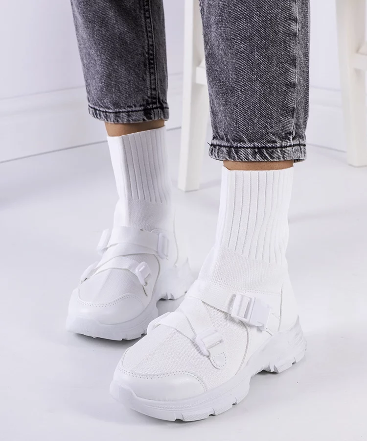 Białe sneakersy Saker