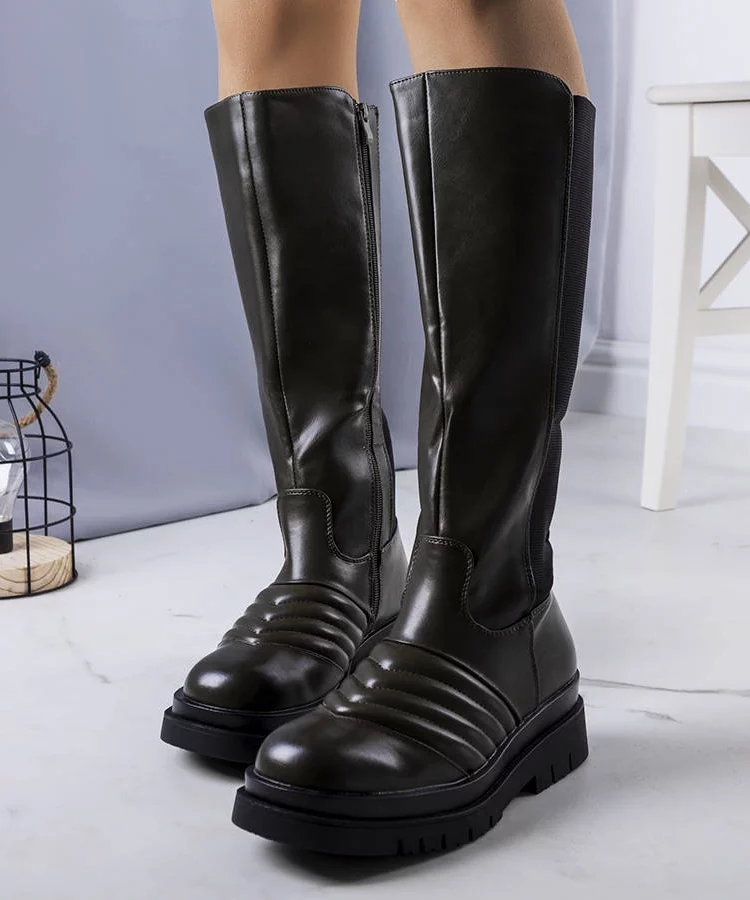 Zielone kozaki Calliope