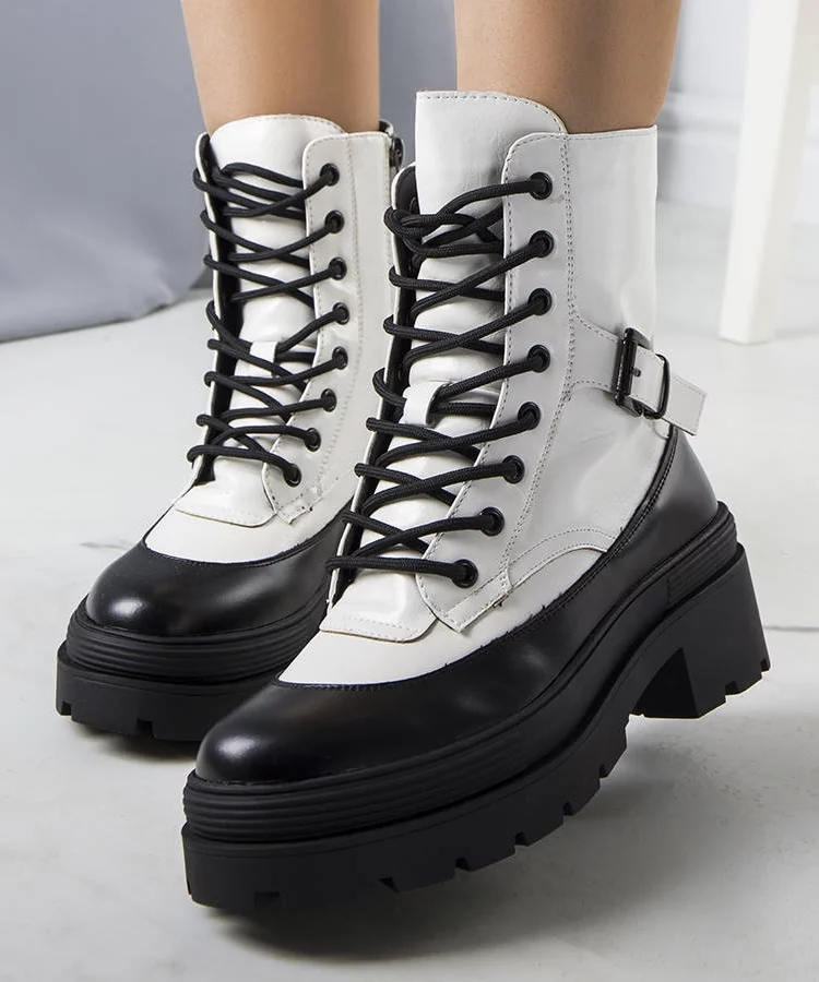 Białe traperki Norra