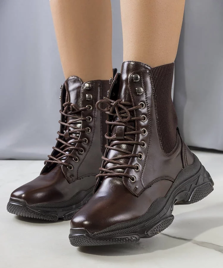 Brązowe botki Sedile