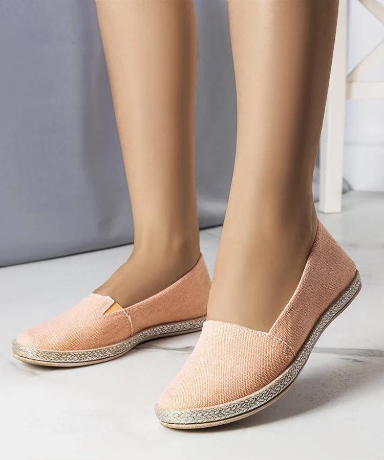 Różowe espadryle damskie Amiral