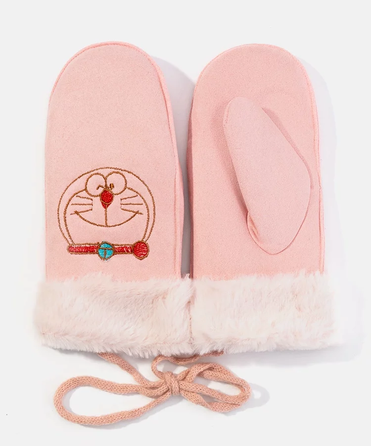 Różowe rękawiczki dziecięce Kitty