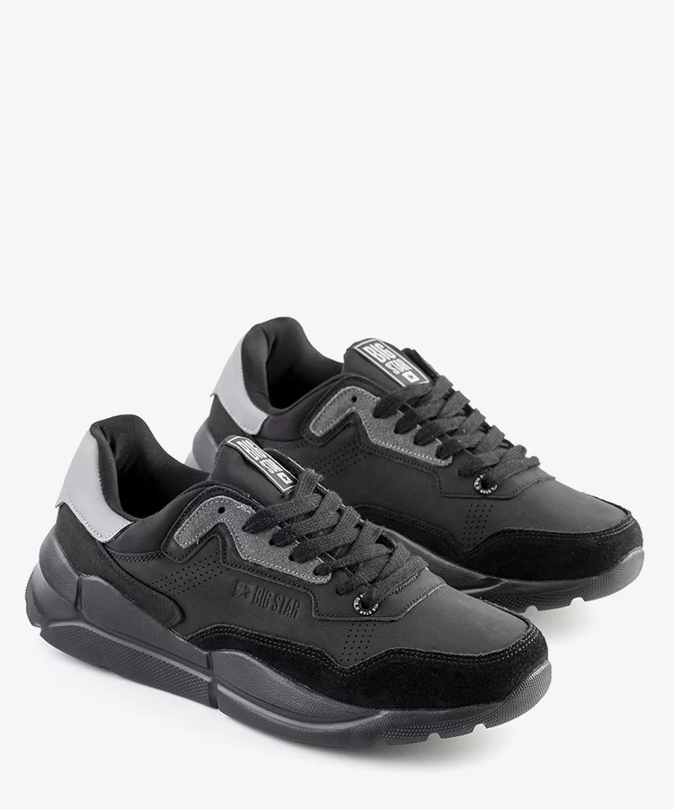 Big Star Czarne obuwie sportowe męskie Croteau