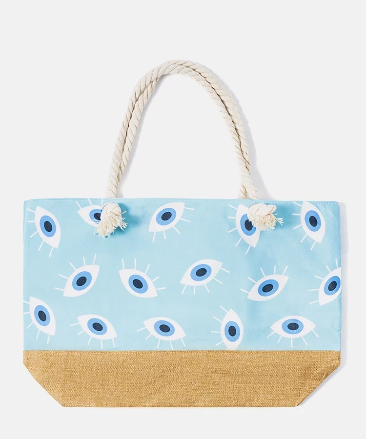 Niebieska torba plażowa Elsina