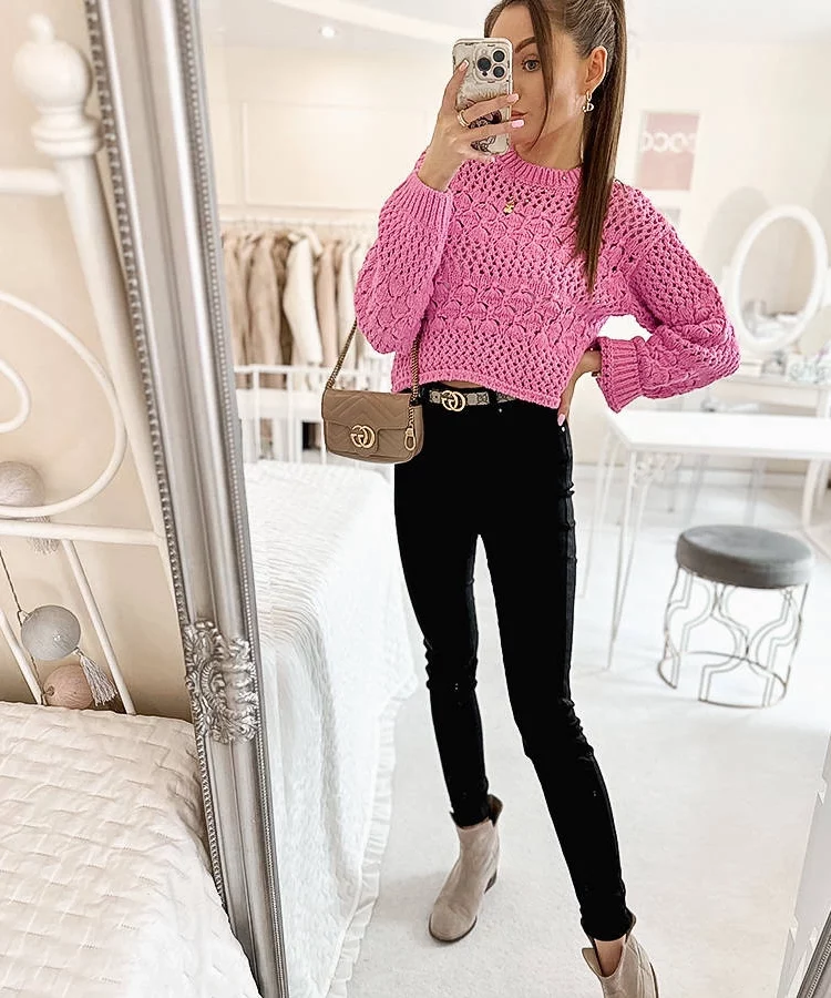 Czarne spodnie z wysokim stanem Bilodeau