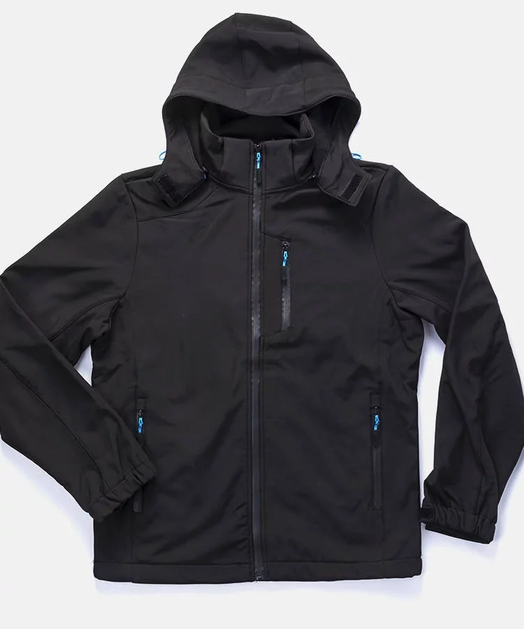 Czarna męska kurtka przejściowa Renaud