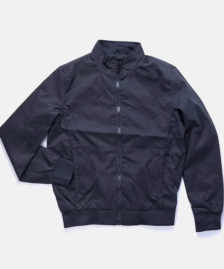 Granatowa męska kurtka ze stójką Desroches