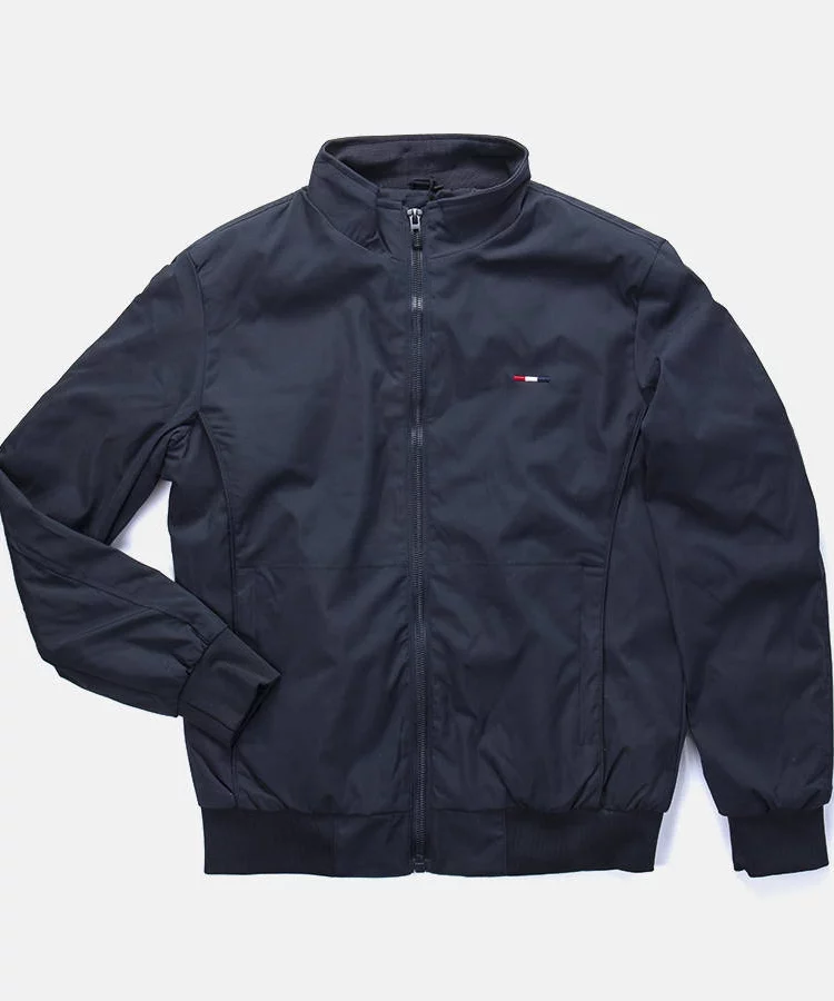 Granatowa męska kurtka wiatrówka Boulé