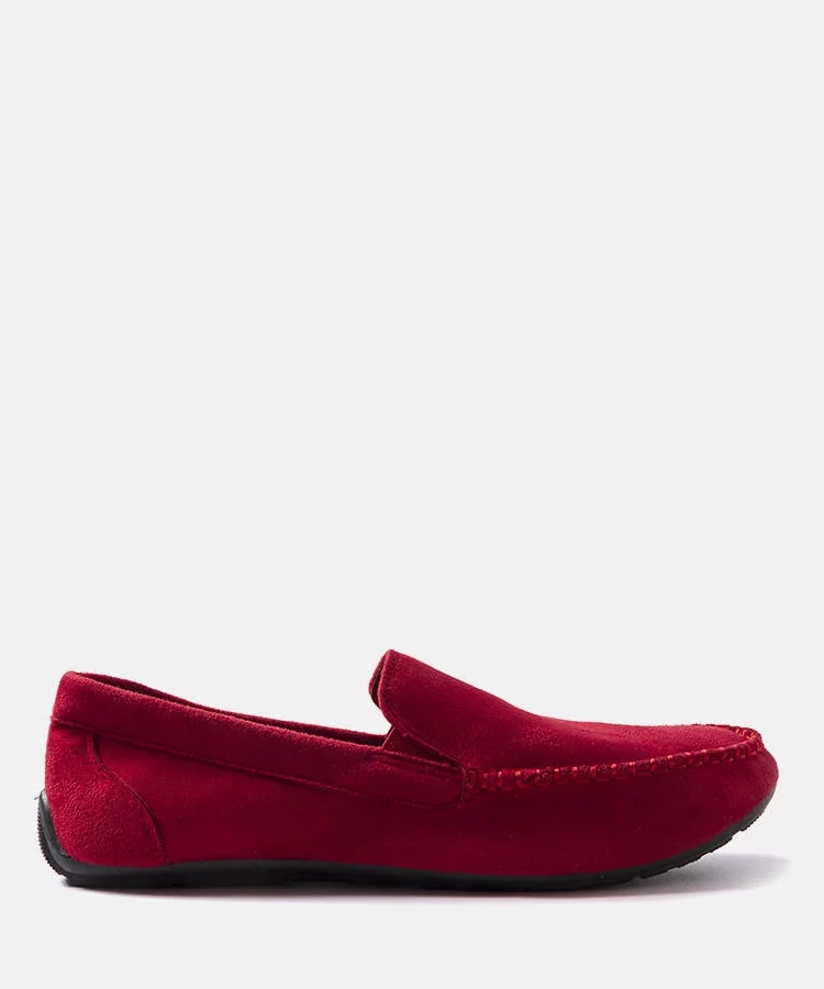 Czerwone męskie mokasyny Sterlington