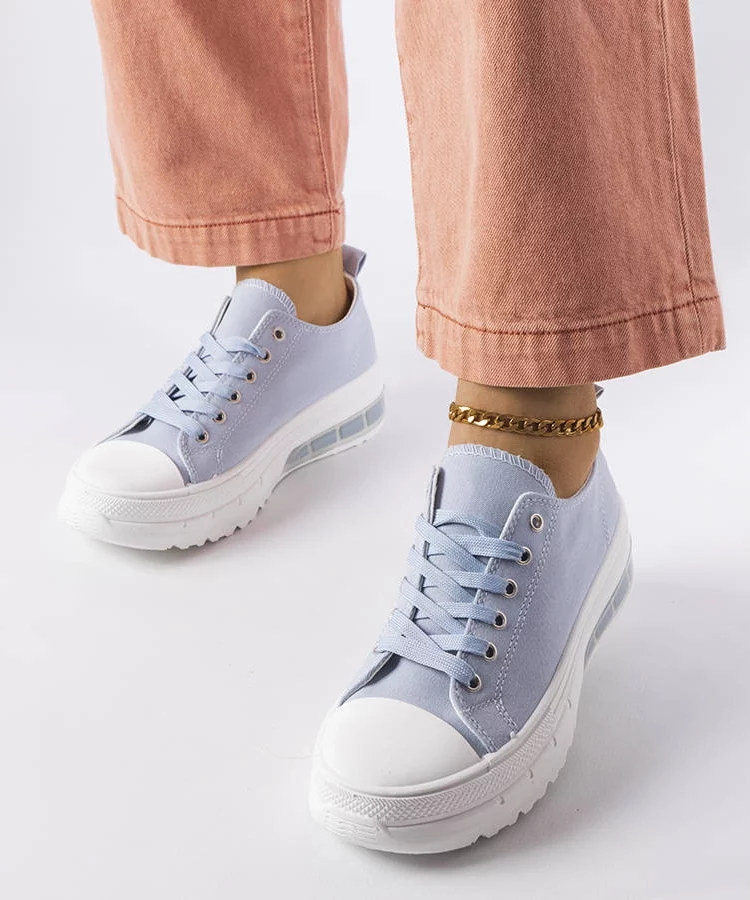 Niebieskie trampki na platformie Hawthorne