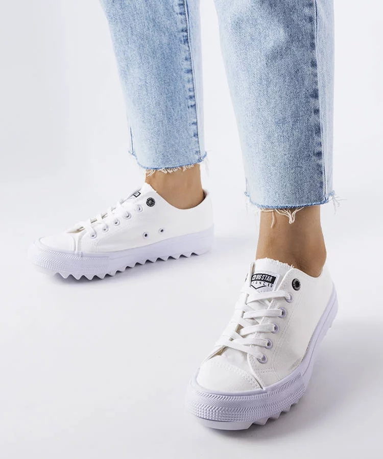 Białe trampki Big Star FF274245