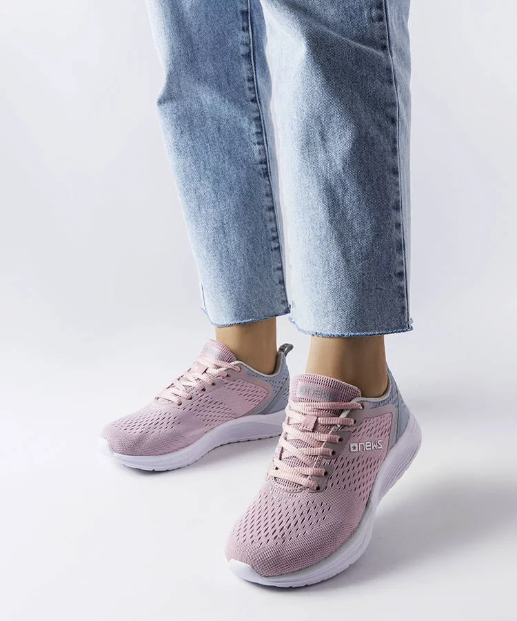 Różowe sportowe sneakersy Nairene
