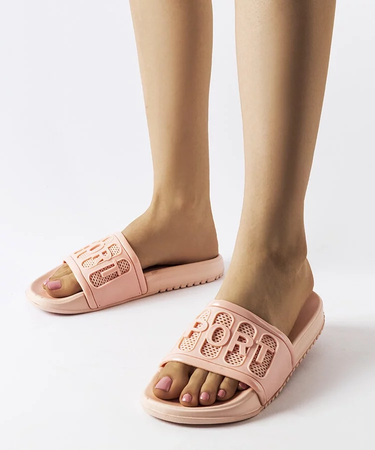 Różowe gumowe klapki Moiariello