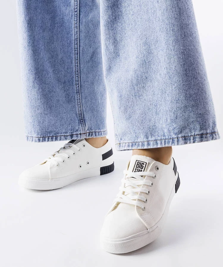Białe trampki Big Star LL274039