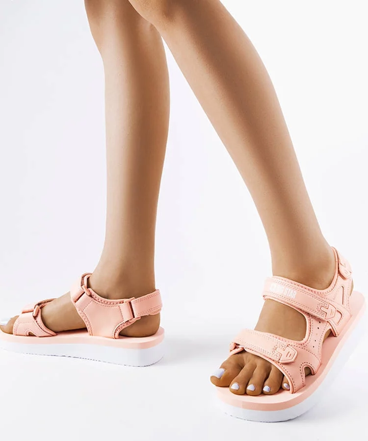 Różowe piankowe sandały Big Star LL274788