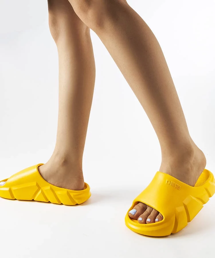 Pomarańczowe klapki Big Star LL274591