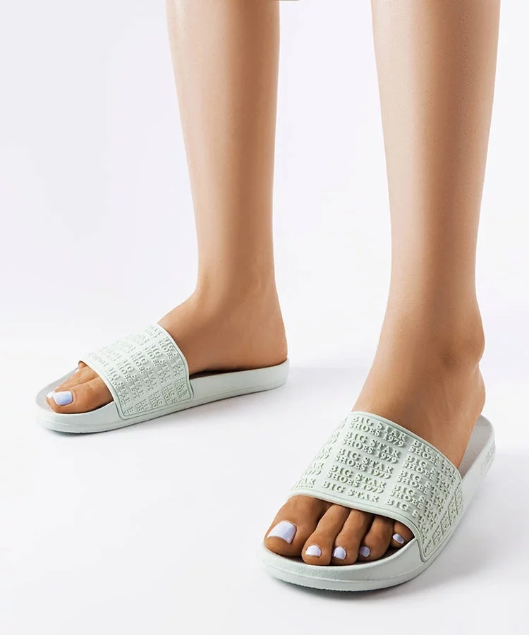 Zielone klapki Big Star LL274A150