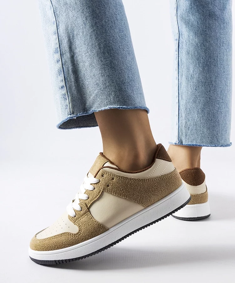 Beżowe sneakersy Jacqueline