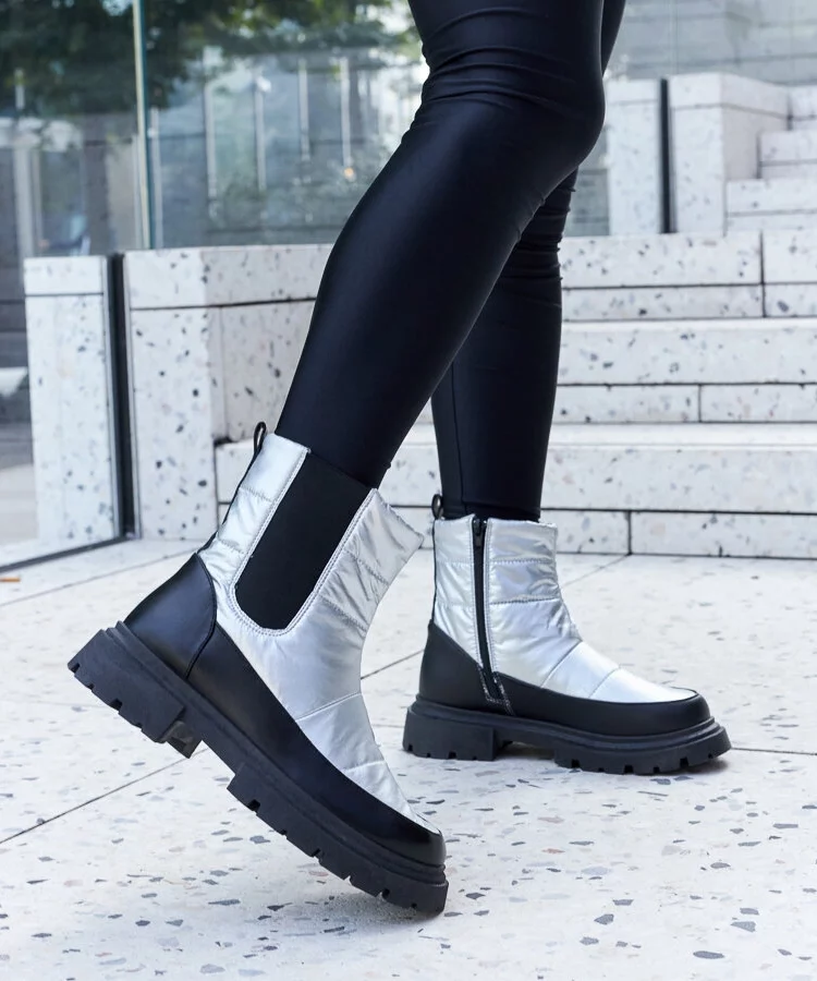 Metaliczne ocieplane śniegowce Galvani