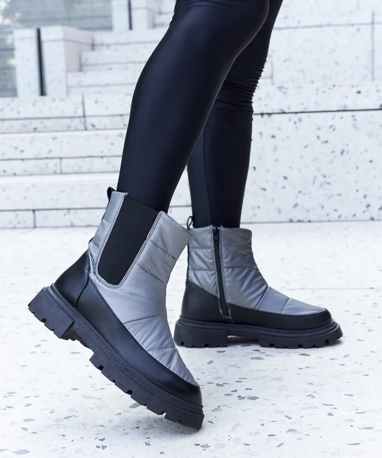 Szare ocieplane śniegowce Galvani