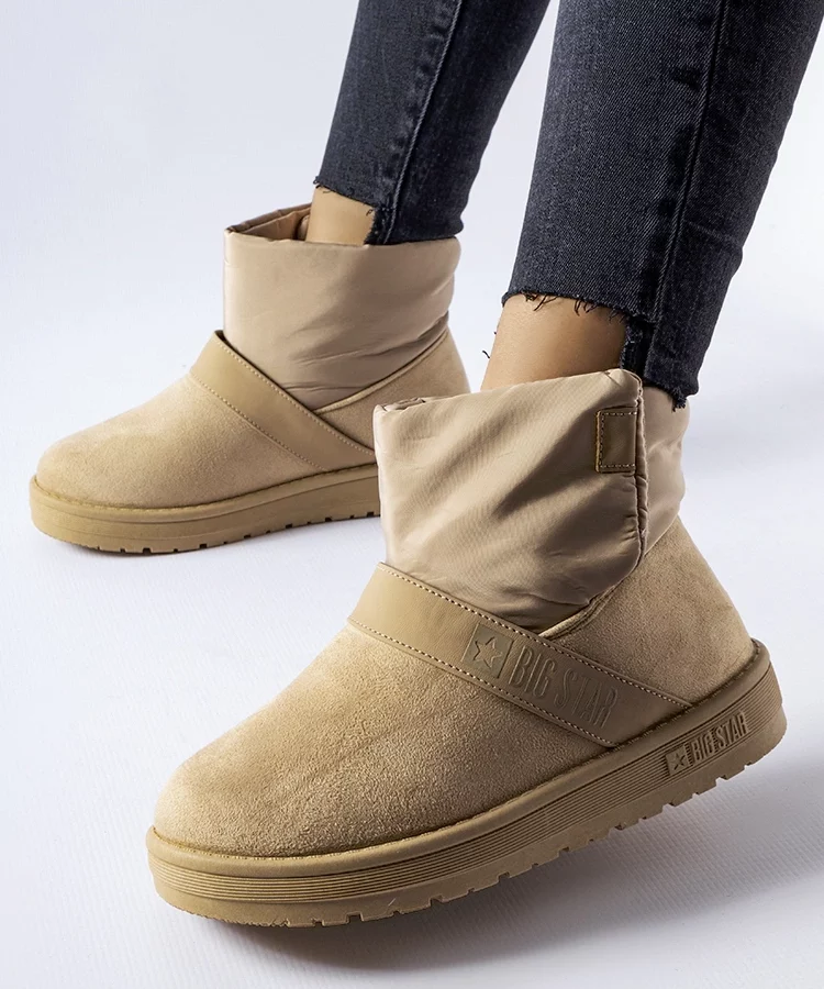 Beżowe śniegowce Big Star MM274152