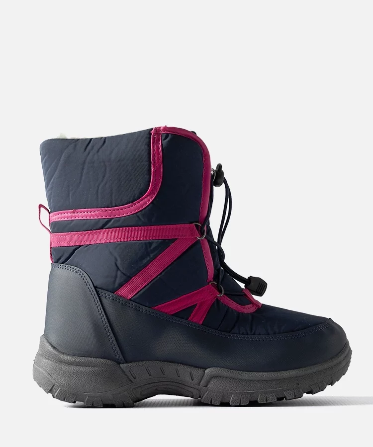 Granatowe śniegowce Lee Cooper LCJ-22-44-1364K