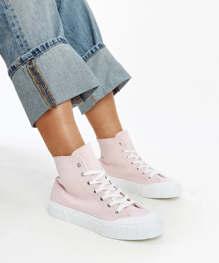 Różowe wysokie trampki Vinka