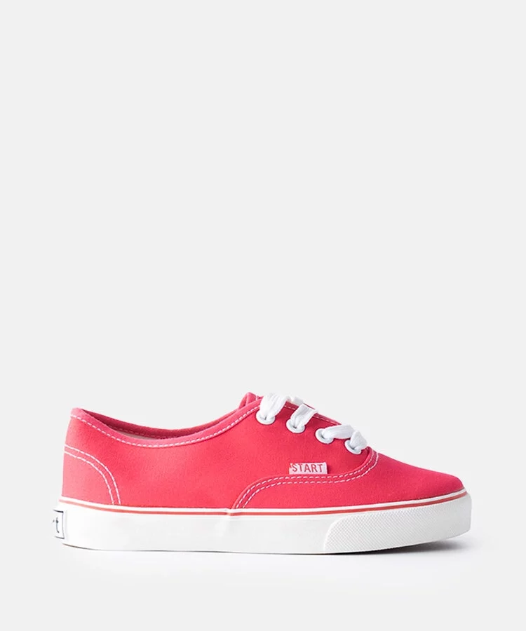 Ciemnoróżowe dziecięce tenisówki Costrana