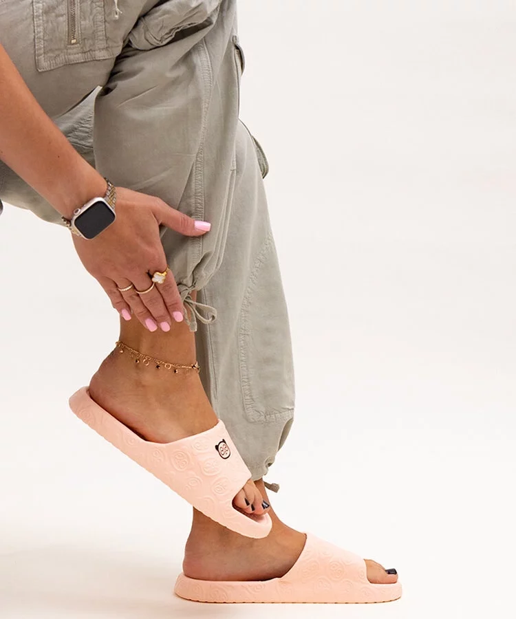 Różowe piankowe klapki Fernada