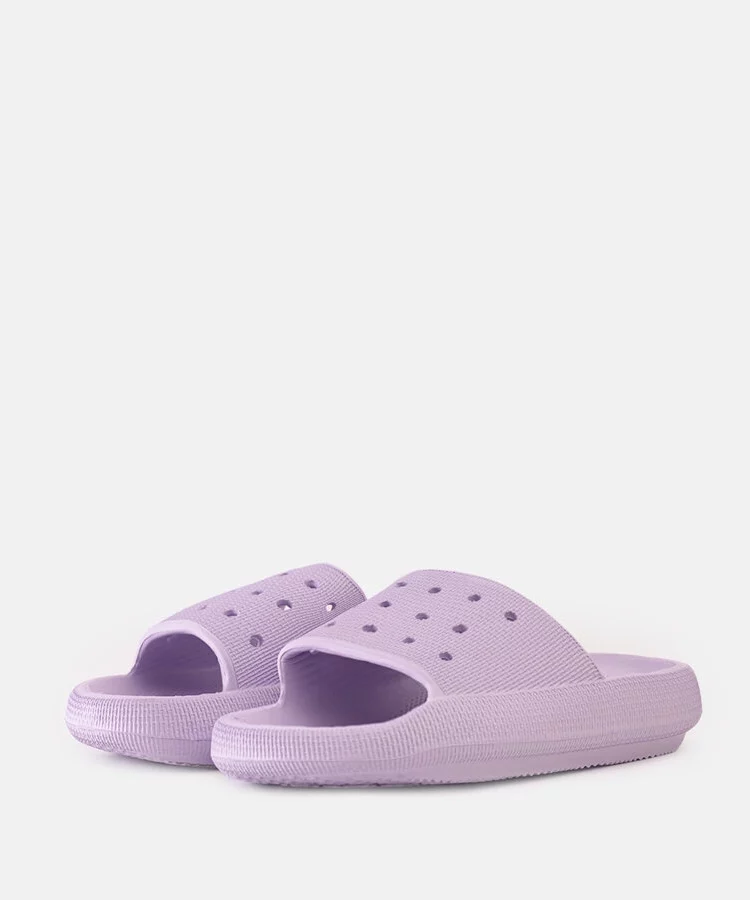 Fioletowe klapki perforowane Adonay