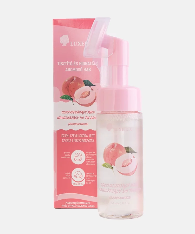 Oczyszczająco-nawilżający mus do twarzy Luxelux