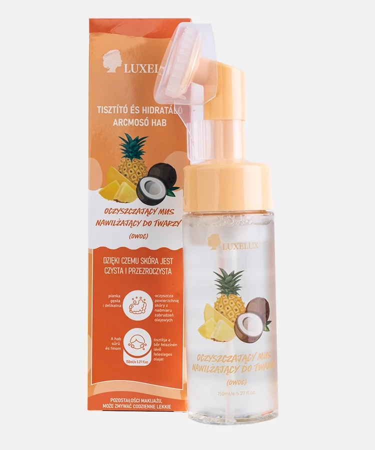 Oczyszczająco-nawilżający mus do twarzy Luxelux