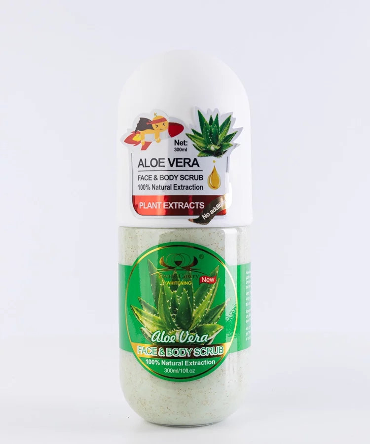 Peeling do twarzy i ciała Pretty Cowry z extractem aloe vera