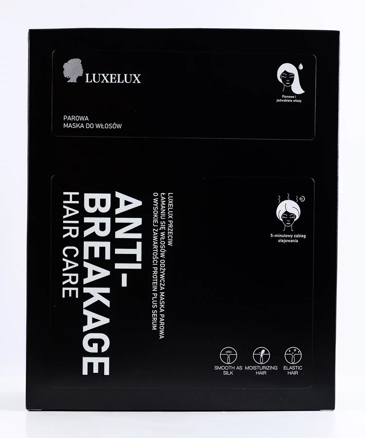 Parowa maska do włosów LUXELUX ANTI-BREAKAGE