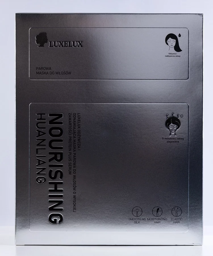 Parowa maska do włosów LUXELUX NOURISHING HUANLIANG