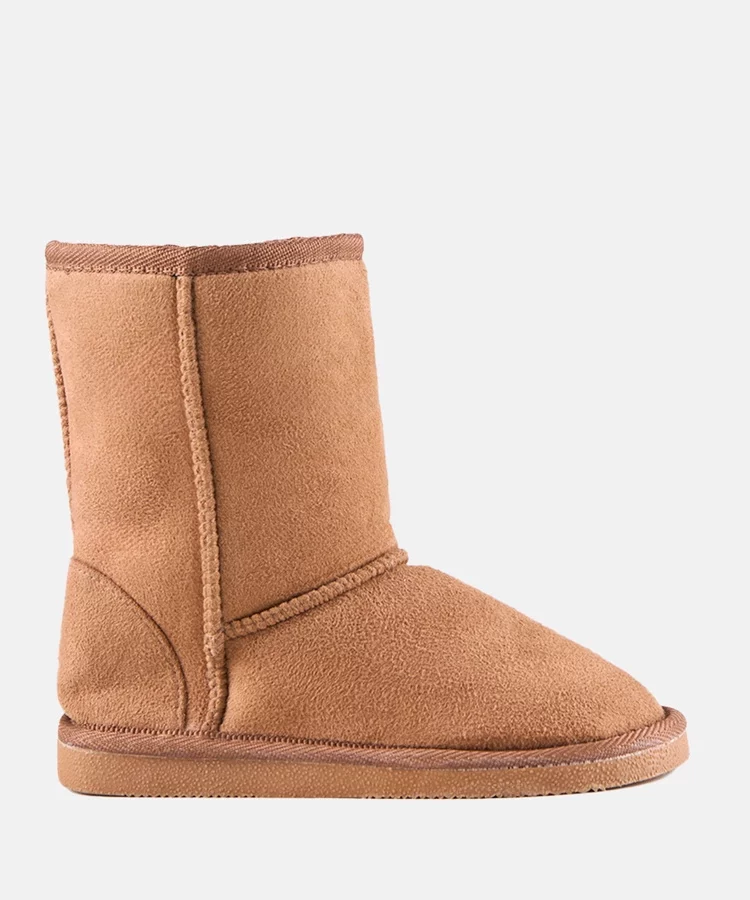 Brązowe zimowe buty dziecięce Miia