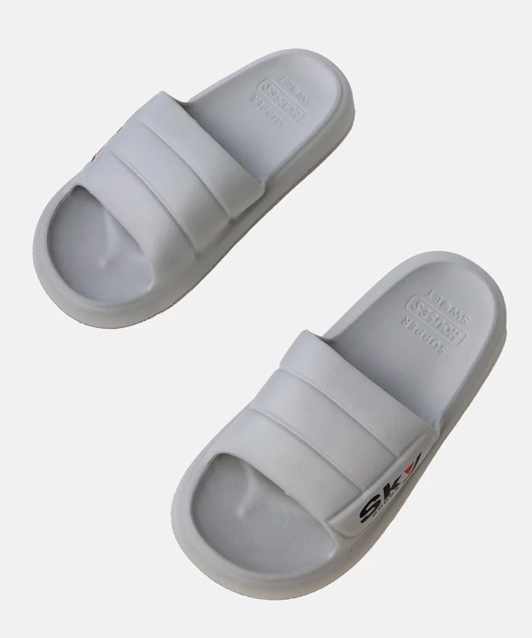 Szare klapki męskie gumowe Torwald