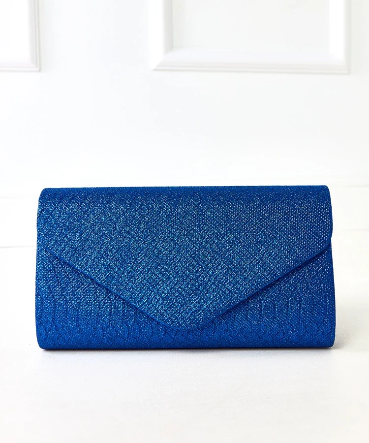 Niebieska torebka kopertowa Circle