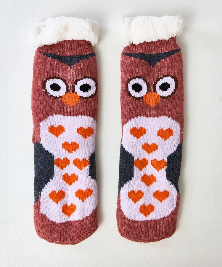 Różowe skarpety z Sową Lotis