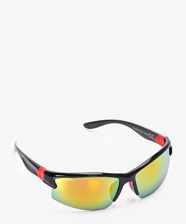 Złote sportowe okulary Chalig