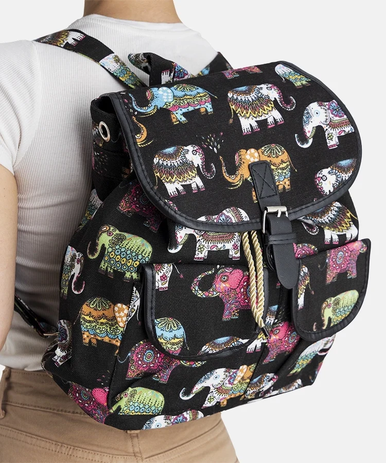 Czarny plecak damski Viziro