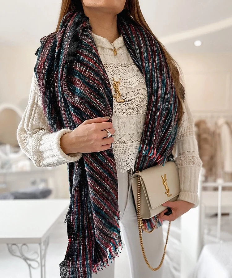 Wielokolorowy szal Chase